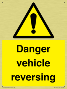 Danger Vehicles Reversing